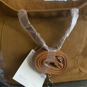 Thirty One canvas window shopper tote